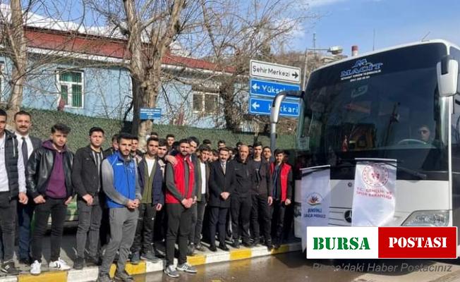 Şemdinlili gençlerin Çanakkale yolculuğu başladı