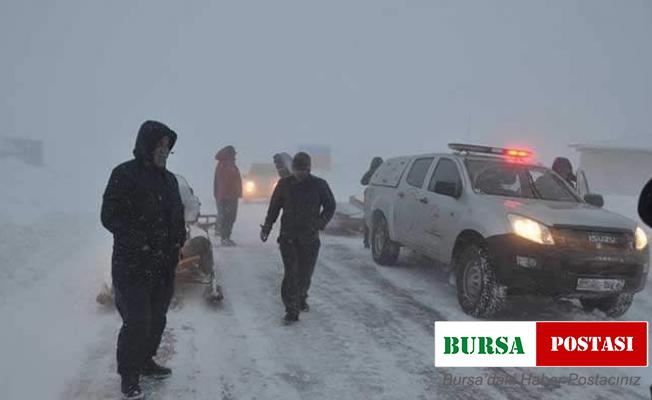 Şenyayla bölgesinde mahsur kalanlar kurtarıldı