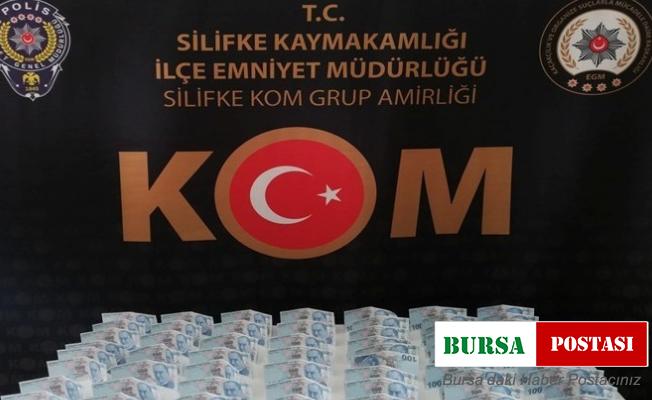 Silifke’de 6 bin 500 lira sahte para ele geçirildi