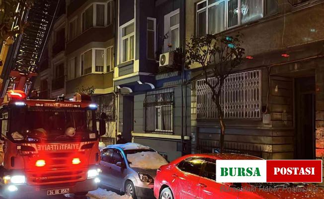 Şişli’de korkutan yangın