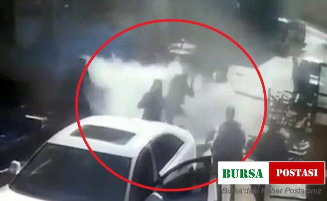 Sobadan sıçrayan alevler hastanelik etti: O anlar kamerada