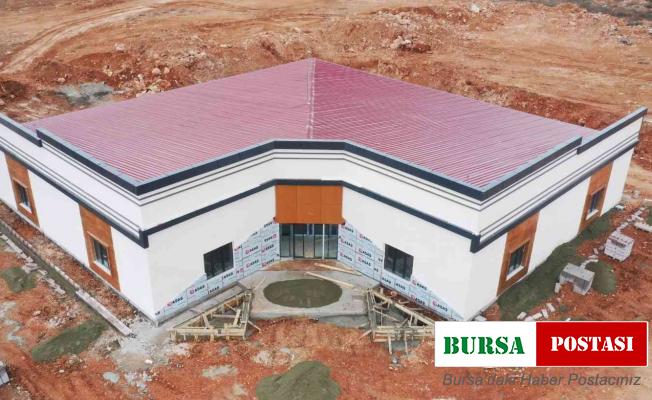 Sosyalhane binası inşa çalışmalarında sona gelindi