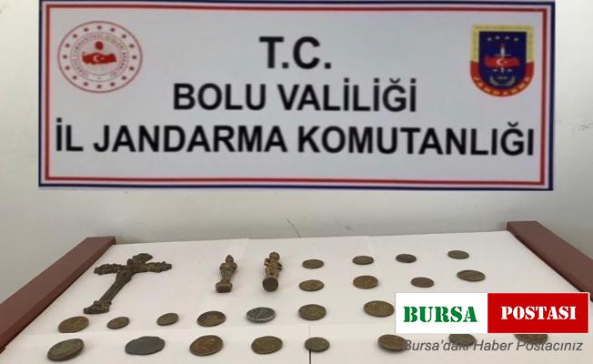 Tarihi eser ve uyuşturucu operasyonunda 2 kişi gözaltına alındı