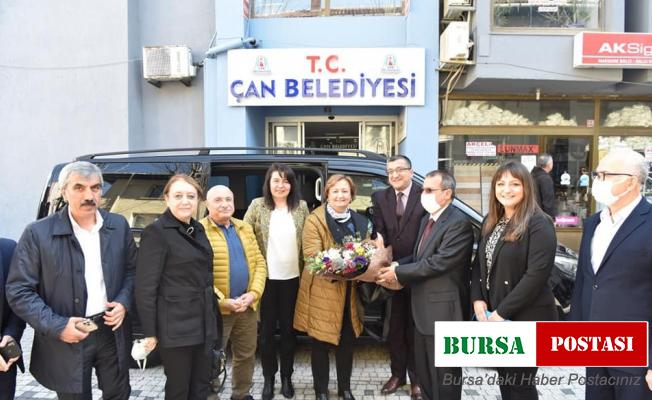TBMM dilekçe komisyonu Milletvekilleri Çan Belediyesi kooperatif çalışmalarını yerinde inceledi