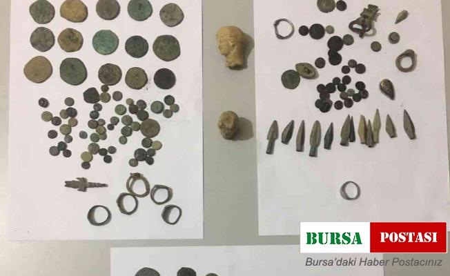 Tekirdağ’da 195 parça tarihi eser ele geçirildi