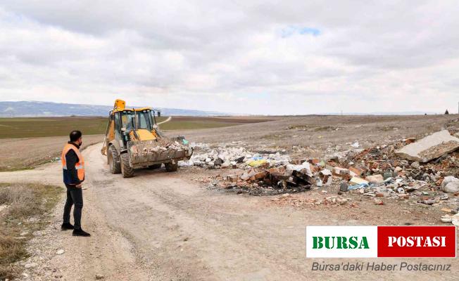 Tepebaşı’nda hafriyat temizliği