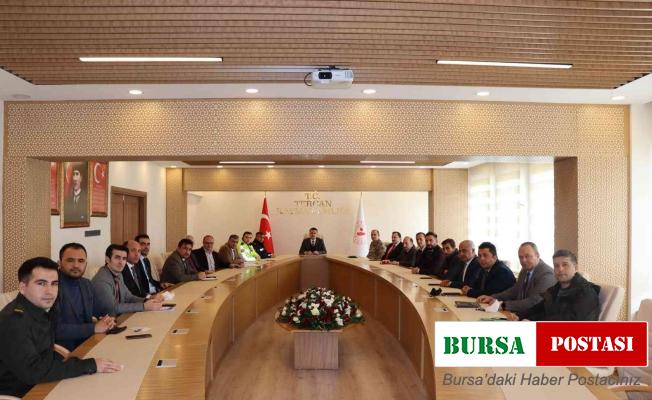 Tercan’da İlçe İdare Şube Başkanları Toplantısı yapıldı