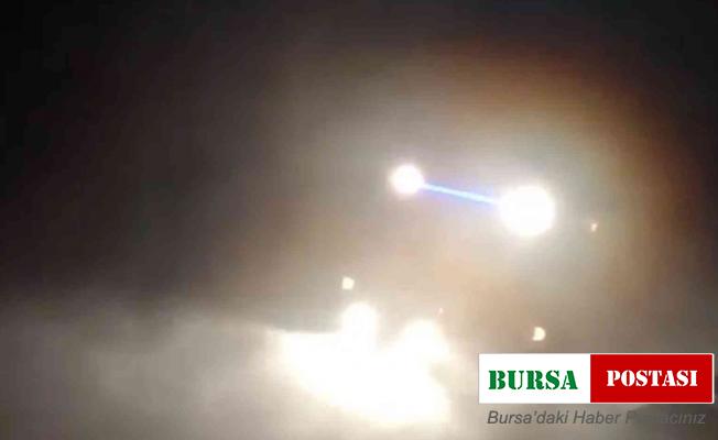 Tipide mahsur kalan araçlar traktör yardımıyla kurtarıldı