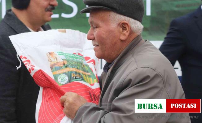 Tohumlar Kepsut Belediyesinden, hasat çiftçiden