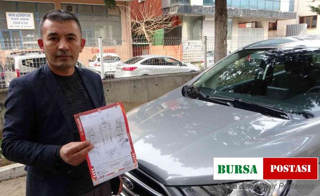 Tokat’tan gelip İstanbul’da aldığı sıfır araç 50 bin TL hasarlı çıktı