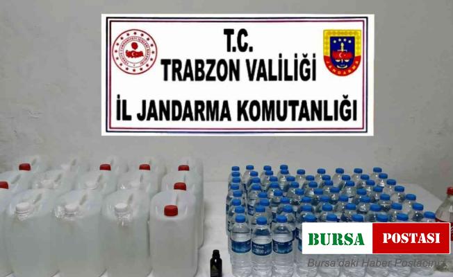 Trabzon’da kaçak alkollü içki üretimine baskın