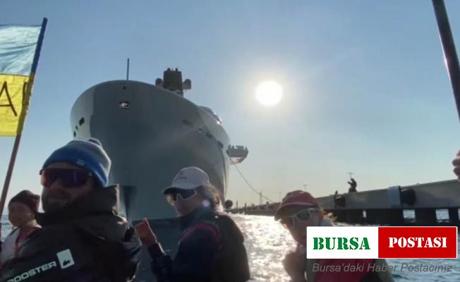 Ukraynalı yelkenciler, Abramoviç’in milyon dolarlık yatının önünü kesip gitmesini istedi