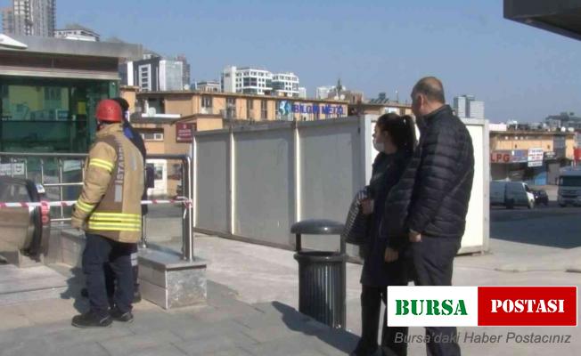 Ümraniye’de metro istasyonunda yangın paniği: Seferler durduruldu