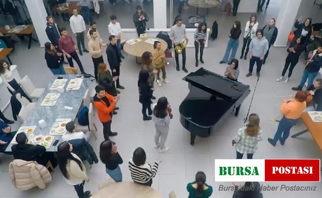 Üniversite yemekhanesinde şaşırtan anlar