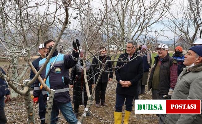 Üreticilere uygulamalı eğitim verildi