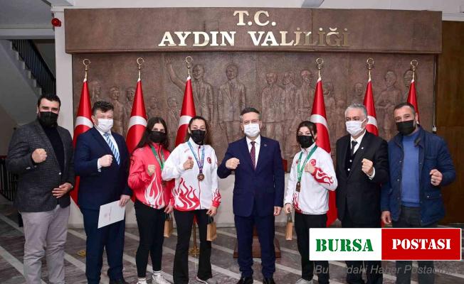 Vali Aksoy, ‘Aydın’ın Demir Yumrukları’ ağırladı