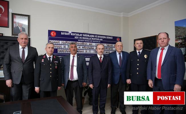 Vali Epcim, Muhtarlar Derneğini ziyaret etti