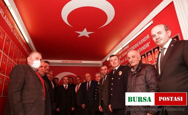 Vali Epcim Şehit Aileleri ve Gaziler Dayanışma Derneği’ni ziyaret etti