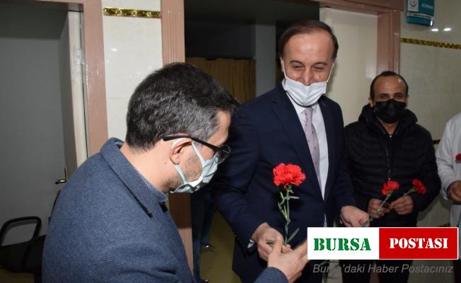 Vali Erin sağlık çalışanlarıyla buluştu