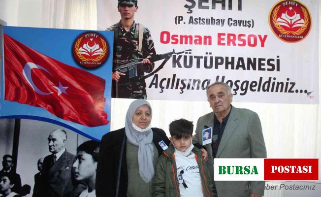Vali Karadeniz Alaşehir’de Şehit Osman Ersoy Kütüphanesini açtı