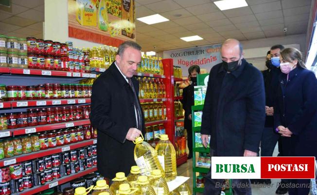 Vali Öner, Ramazan öncesi “stokçuluk” ve “fahiş fiyat” denetimi yaptı
