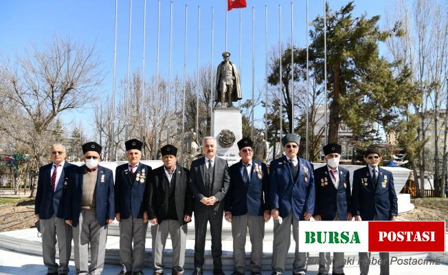 Vali Seymenoğlu gazilerle bir araya geldi