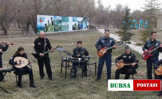 Van polisi çaldı kursiyerler seslendirdi