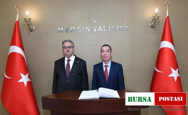 Vietnam’ın Ankara Büyükelçisi Don Son Hai, Vali Su’yu ziyaret etti
