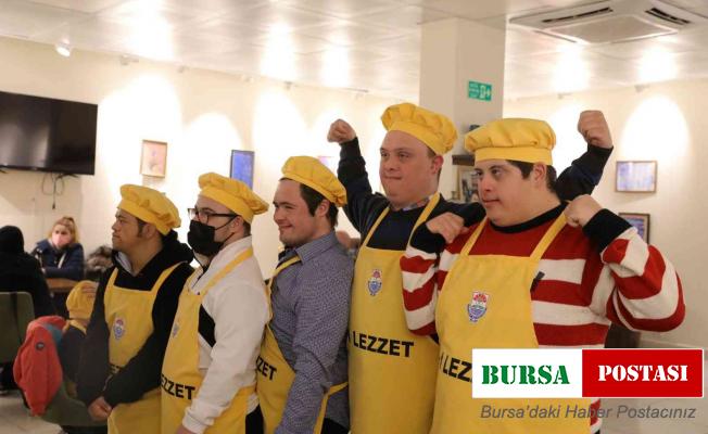 Yalova’da down sendromlu çocuklar mutfakta hünerlerini sergiledi
