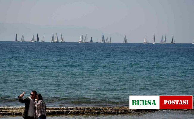 Yelkenler Kuşadası rüzgarı ile doldu
