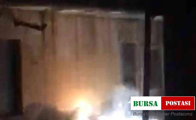 Yere düşen elektrik kablosu paniğe yol açtı