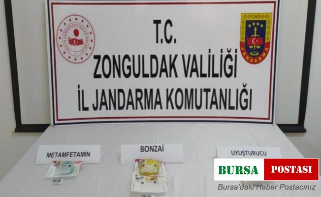 Yolcu otobüsünde uyuşturucu ele geçirildi