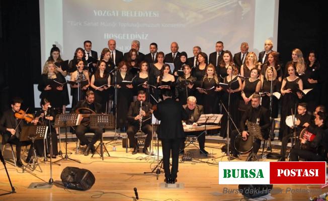 Yozgat Belediyesi Türk Sanat Müziği Topluluğu kulakların pasını sildi