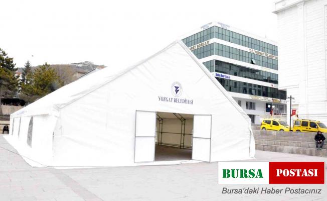 Yozgat’ta 500 kişilik iftar çadırı kuruldu