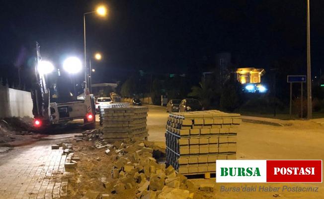 Yunusemre’de yol çalışması sürüyor