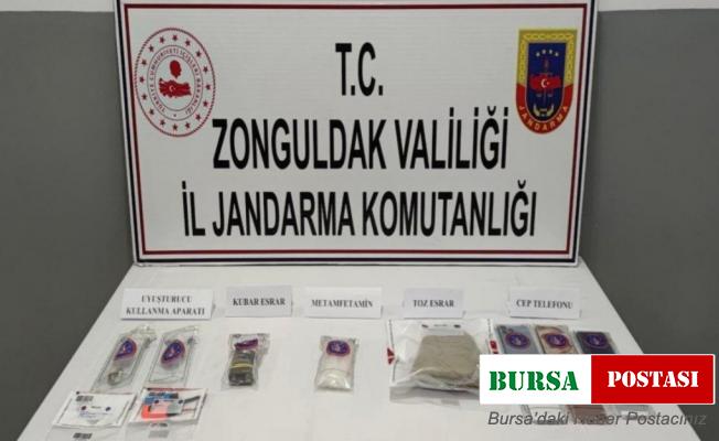 Zonguldak’ta uyuşturucu operasyonu: 2 tutuklama