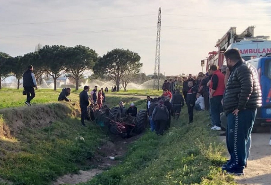 Balıkesir’deki traktör kazasında 1 kişi öldü